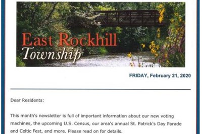 Monthly Email Newsletter Available