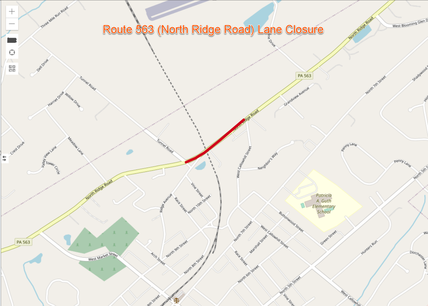 Airport SR563 Road Work