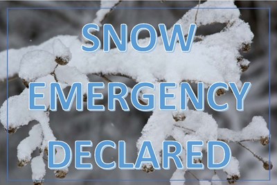 Snow Emergency Declared