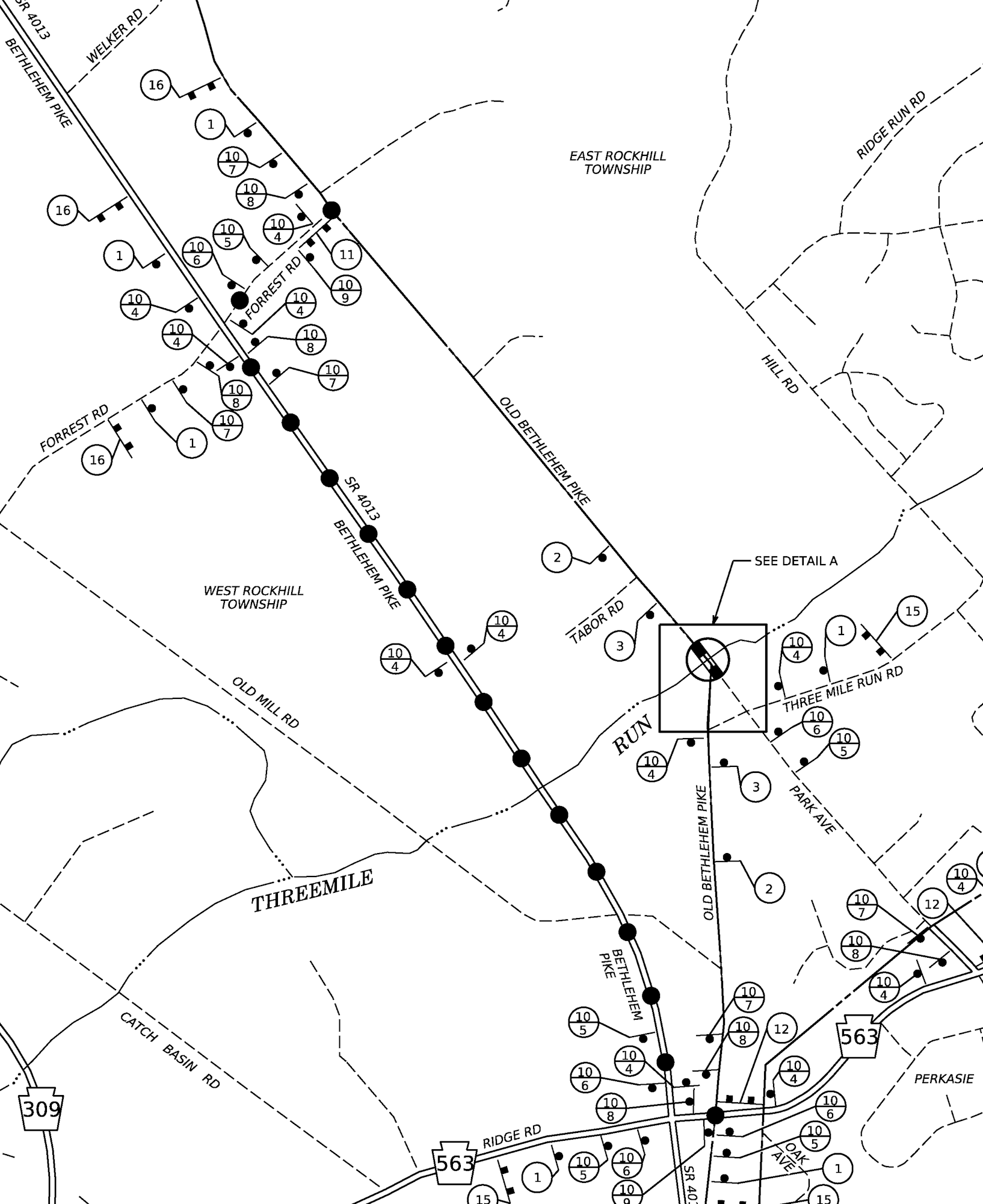 Road Closed for Bridge Construction